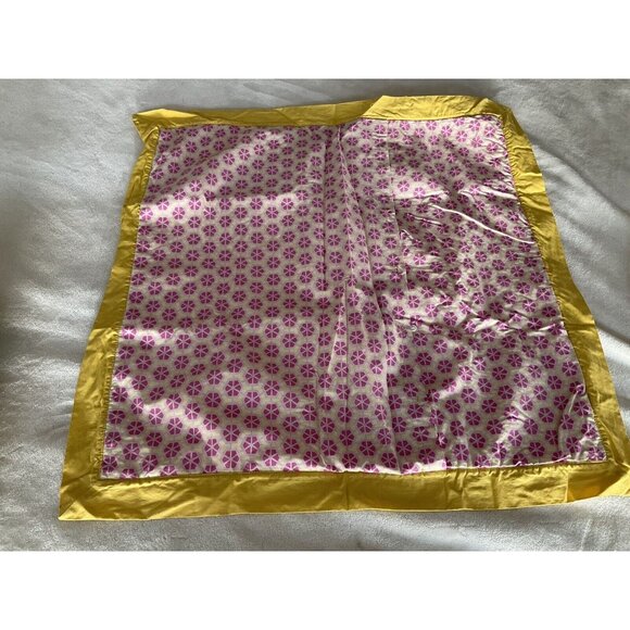 Dena Home Twin Quilt & 2 Shams Pink, Aqua, Yellow & Green Casablanca Moroccan - Picture 16 of 16